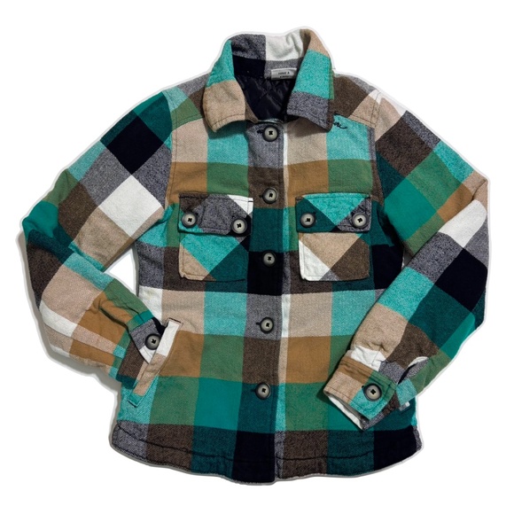 Kavu Women's Plaid Utility Quilted Button Down Jacket Size XS - Picture 1 of 10